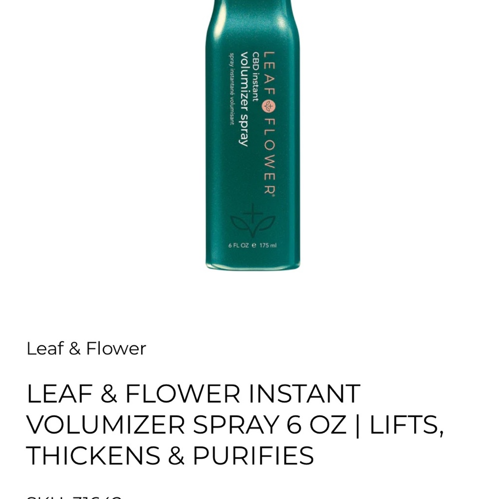 EUC Leaf + Flower volume spray